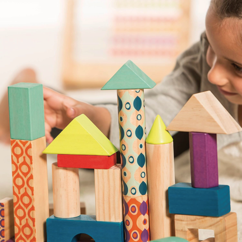BX1361@40PCS WOODEN BLOCKS IN A BAG