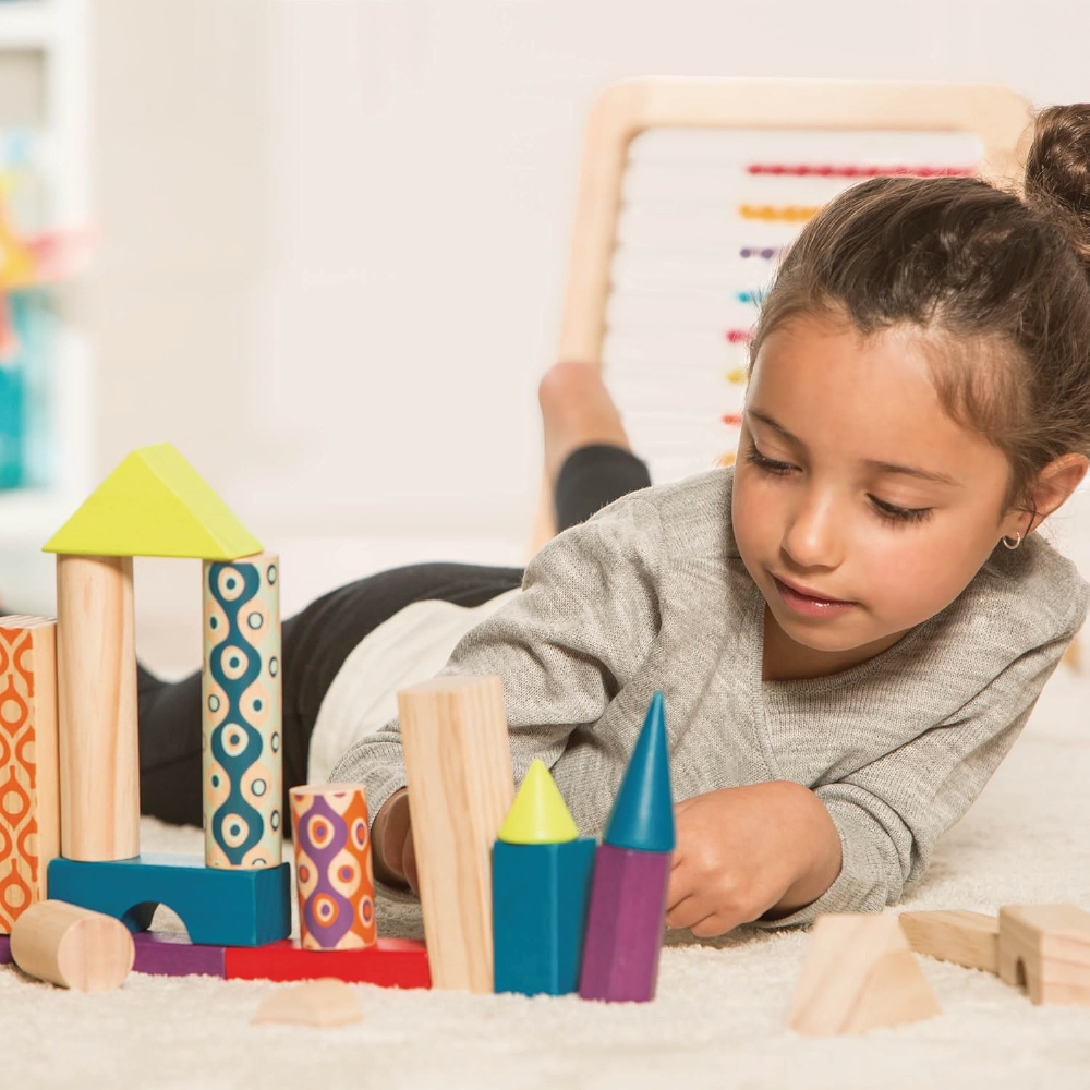 BX1361@40PCS WOODEN BLOCKS IN A BAG