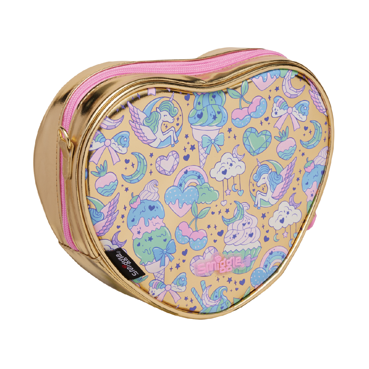 456878@BAG.SHLDR.HEART.RADIANT(GOLD)
