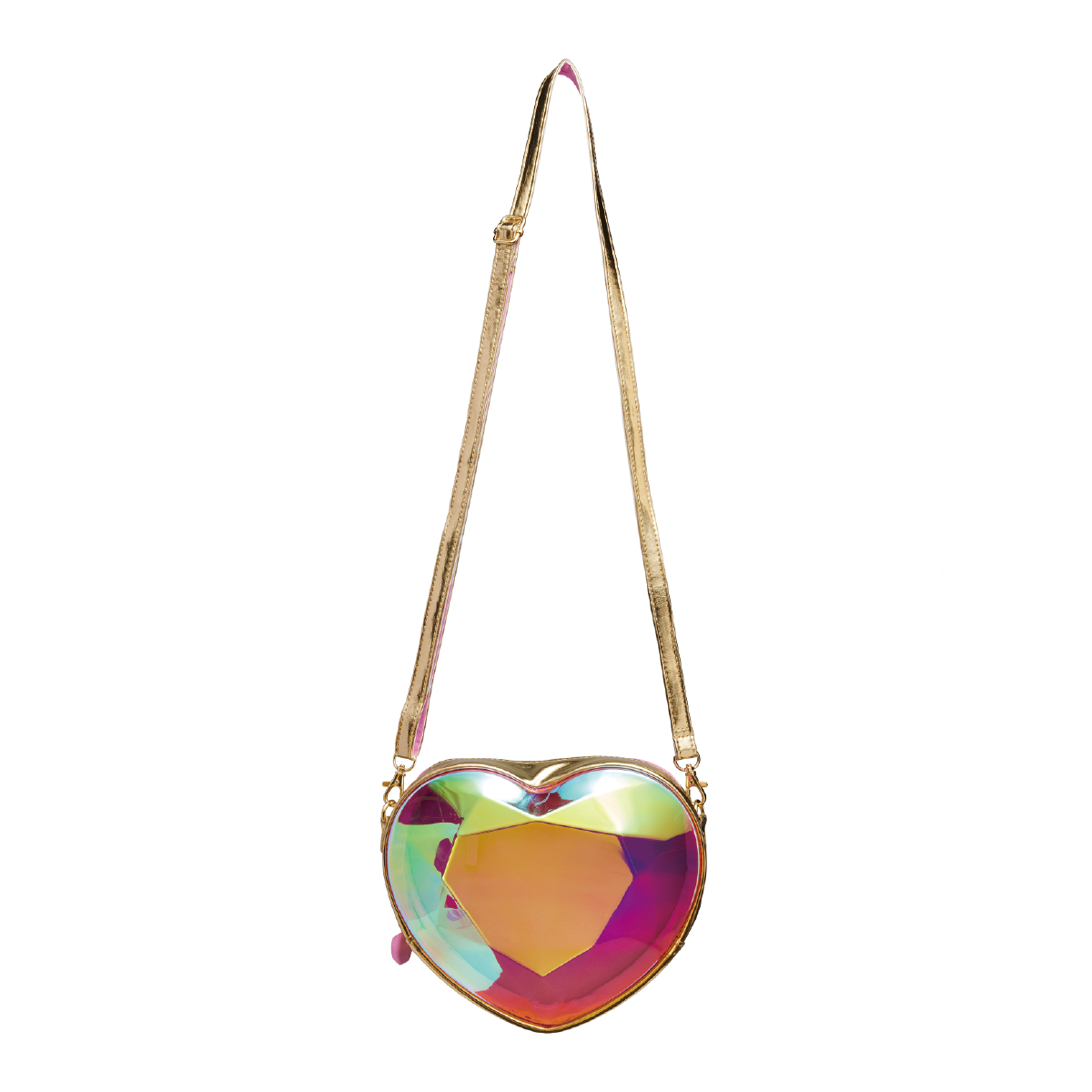 456878@BAG.SHLDR.HEART.RADIANT(GOLD)
