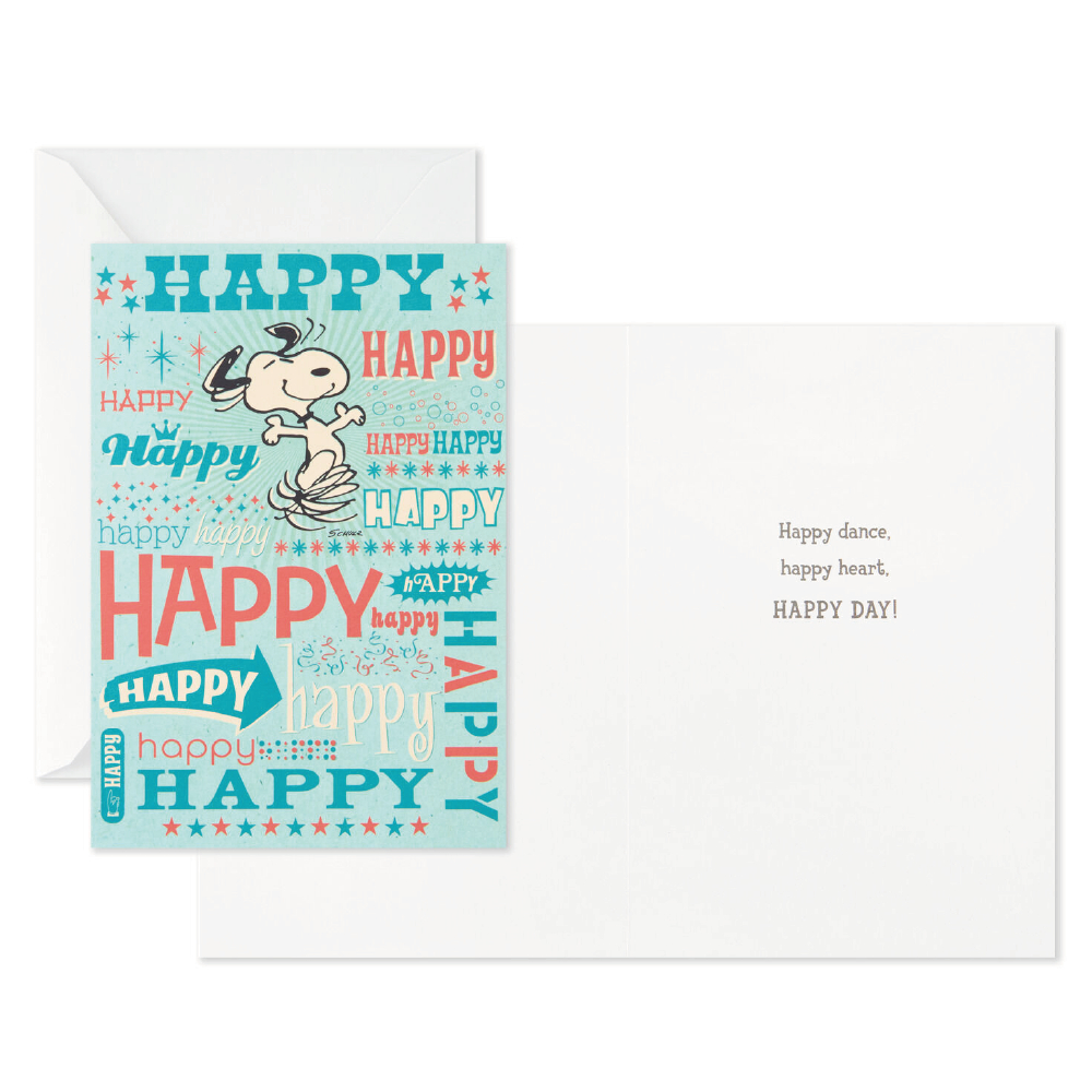 Peanuts® Snoopy Assorted Birthday Cards, Pack of 12