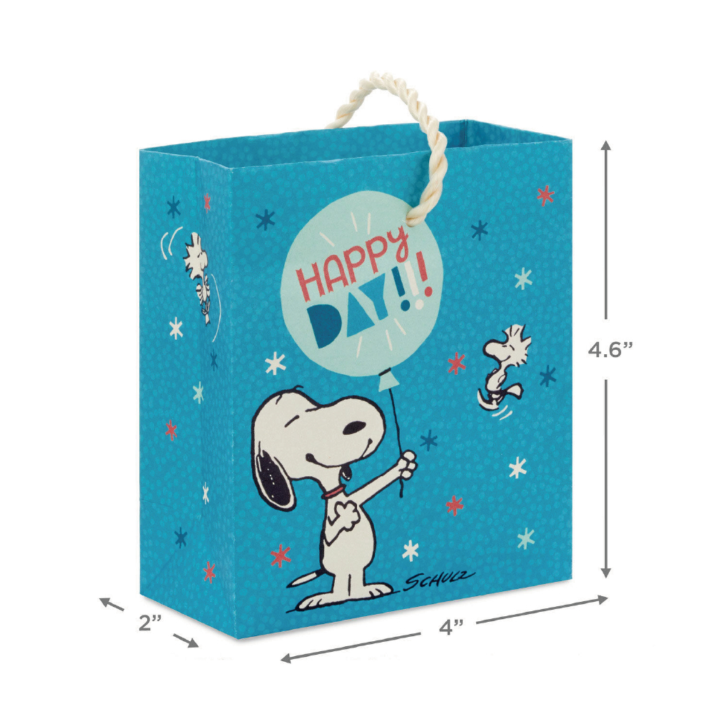 Peanuts® Snoopy With Balloon Gift Card Holder Mini Bag 4.6