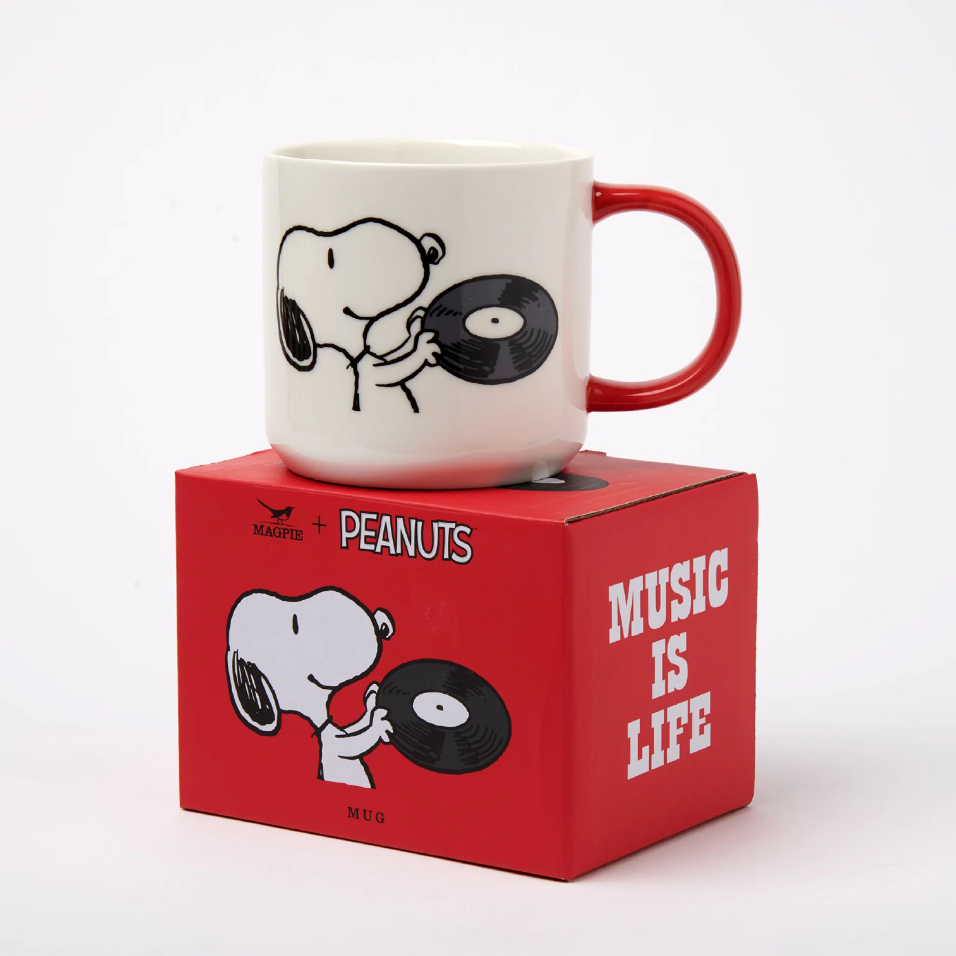 Magpie Peanuts Mug - Vinyl is Life