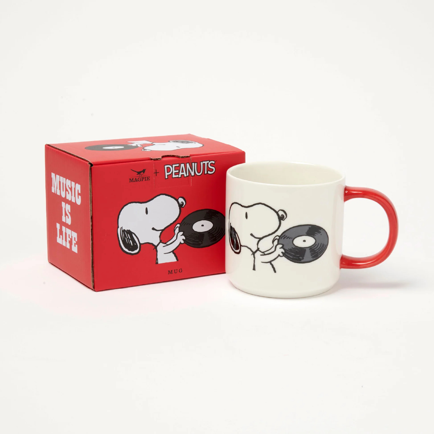 Magpie Peanuts Mug - Vinyl is Life