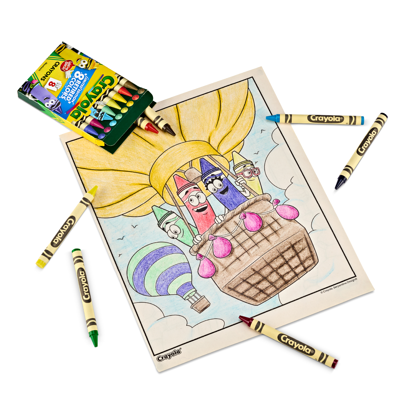Limited Edition Retired Crayons, 8 Count