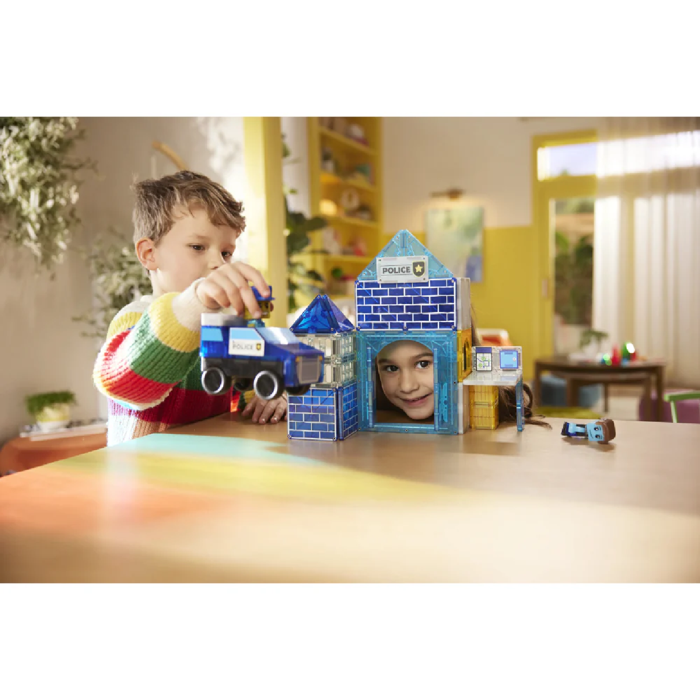 MAGT-252035PS@MAGNA-TILES Police Station