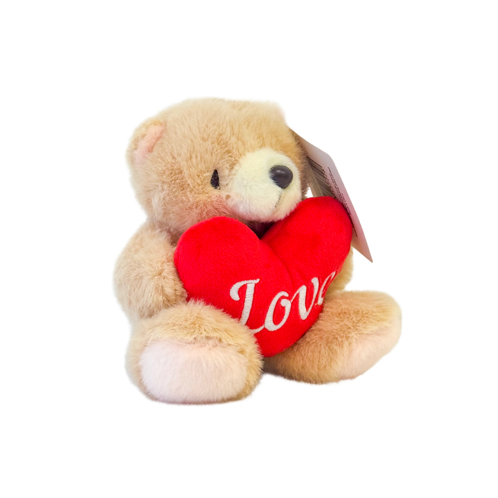 Forever Friends 4.5 inch Valentine's Day Bear with heart (Love)