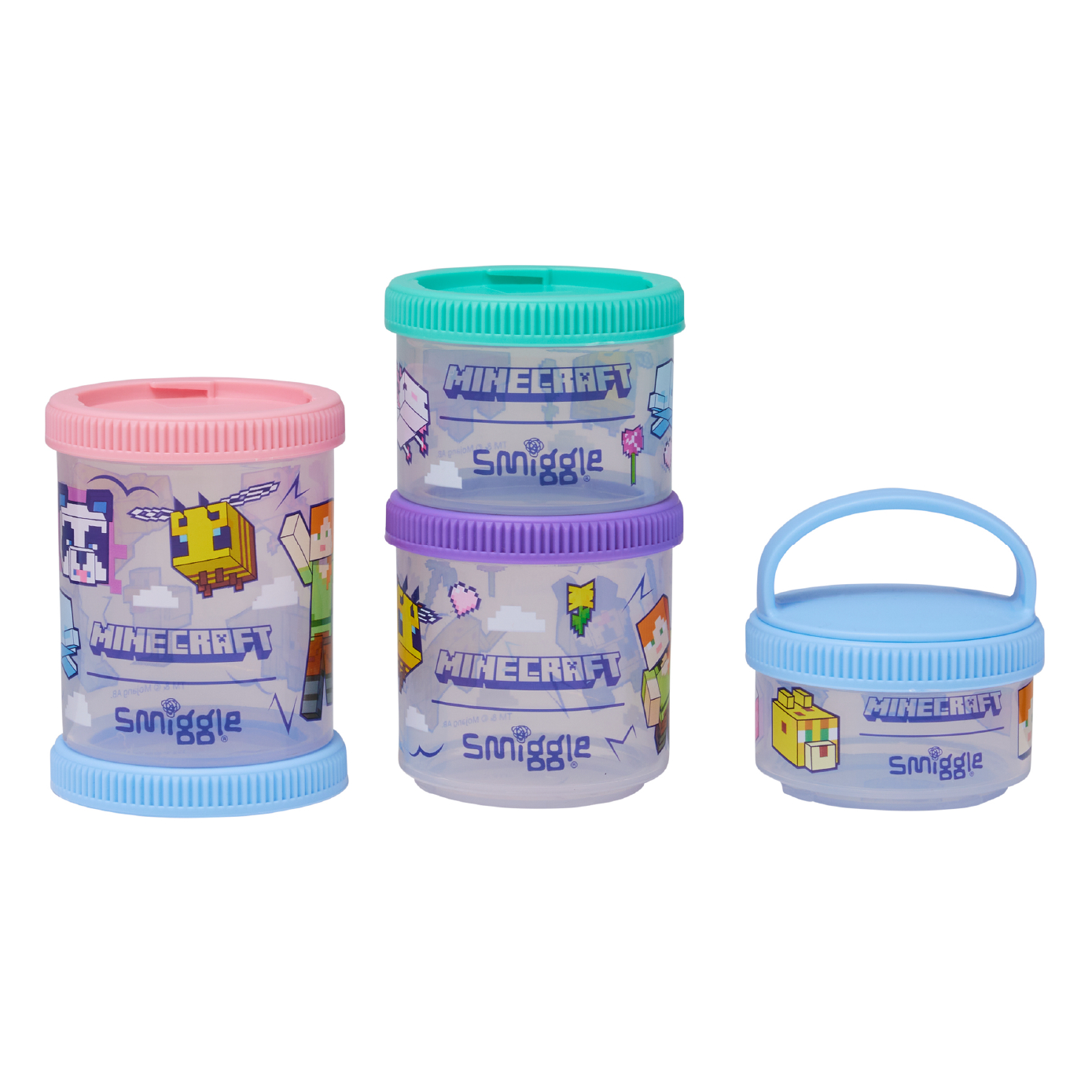 Minecraft Snack & Stack Containers