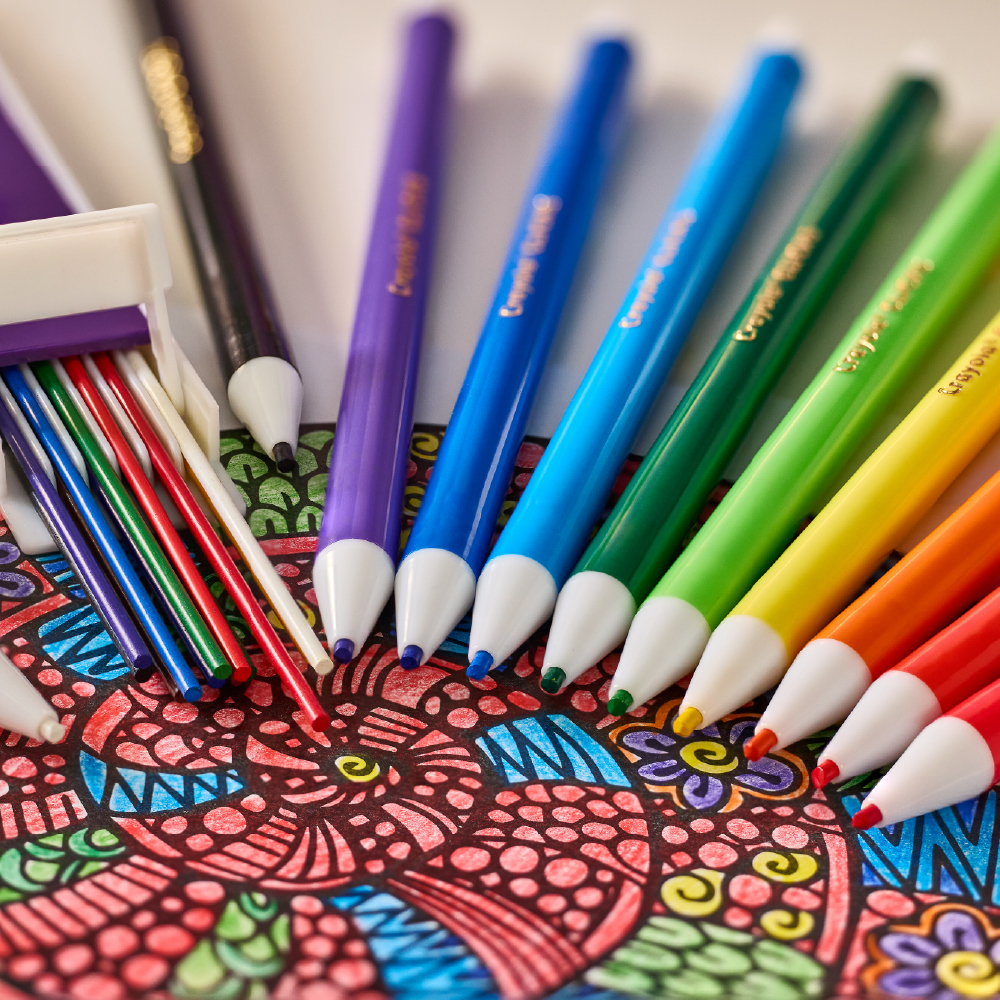 12 Ct & 24 Refills CLICKS Mechanical Colored Pencils