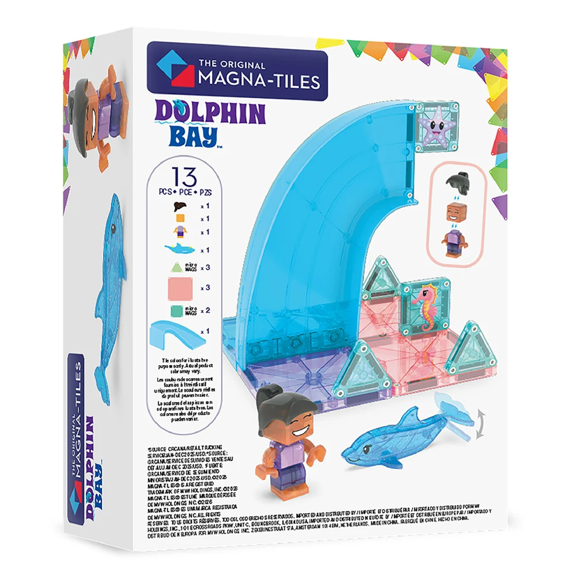 MAGNA-TILES Dolphin Bay 13 Piece Set