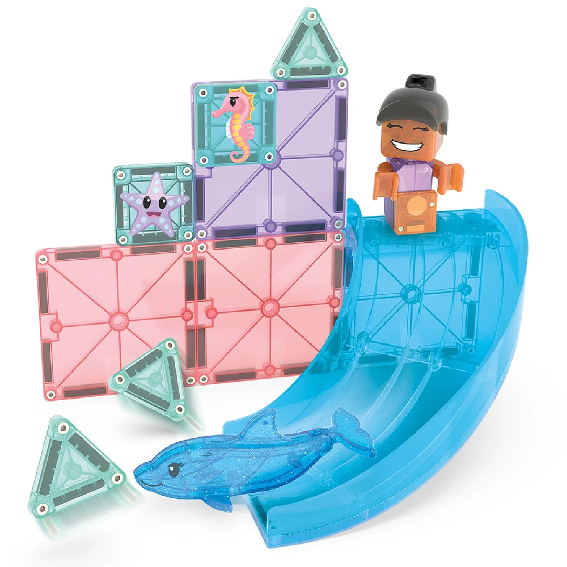 MAGNA-TILES Dolphin Bay 13 Piece Set