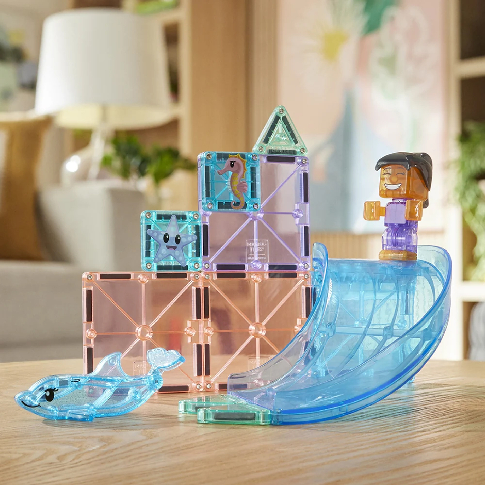 MAGNA-TILES Dolphin Bay 13 Piece Set