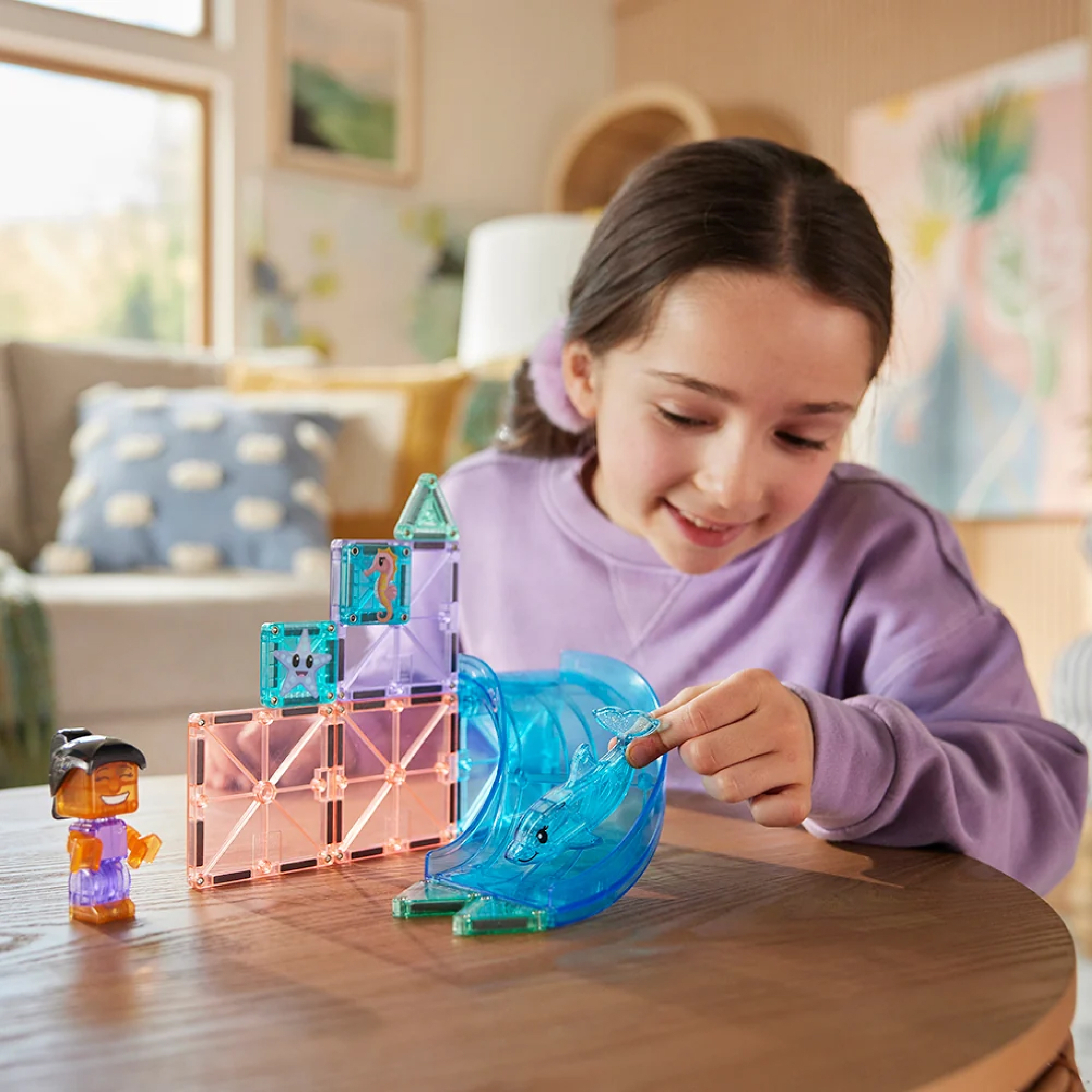 MAGNA-TILES Dolphin Bay 13 Piece Set