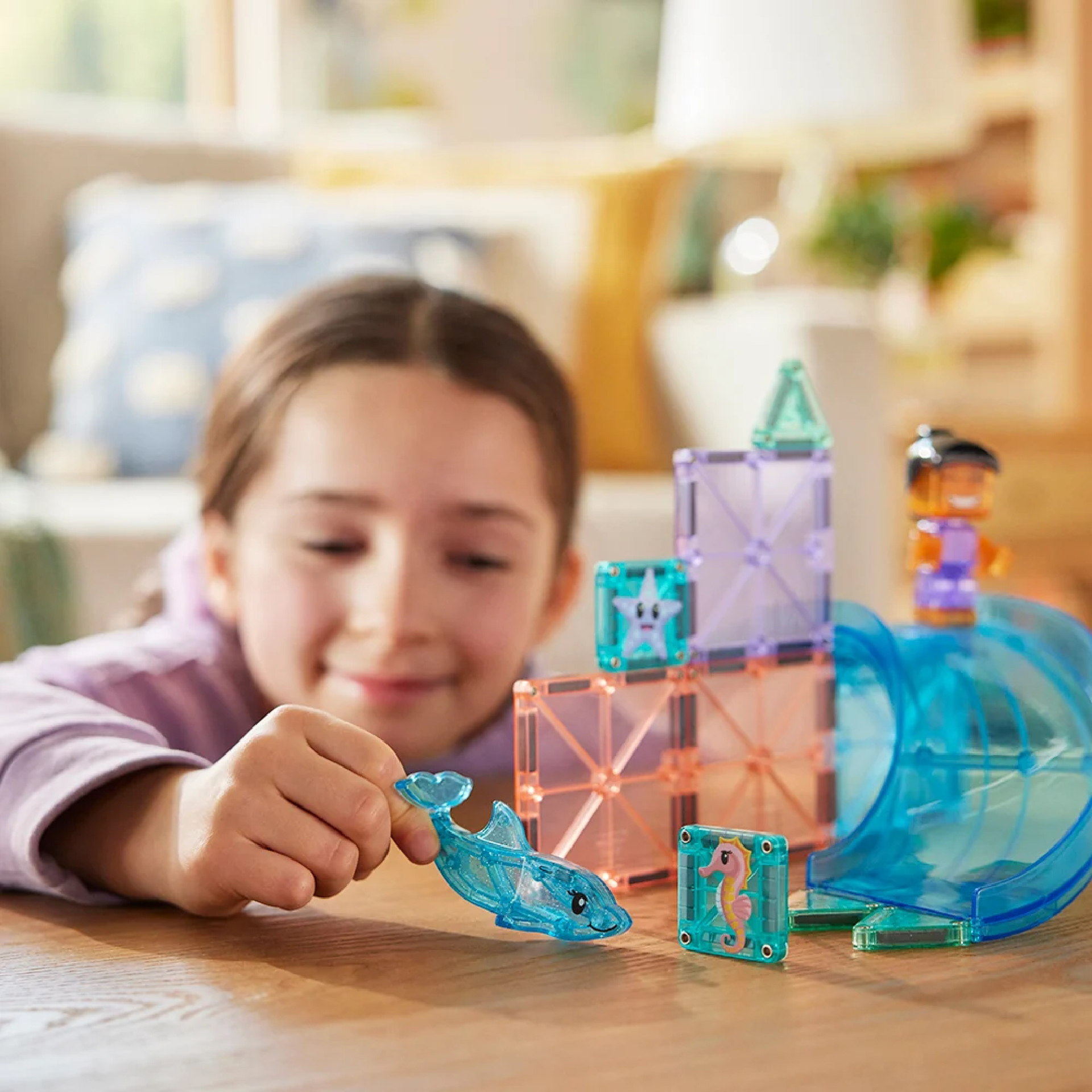 MAGNA-TILES Dolphin Bay 13 Piece Set
