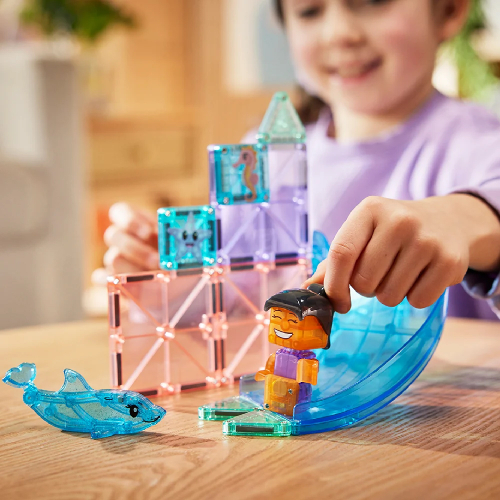 MAGNA-TILES Dolphin Bay 13 Piece Set