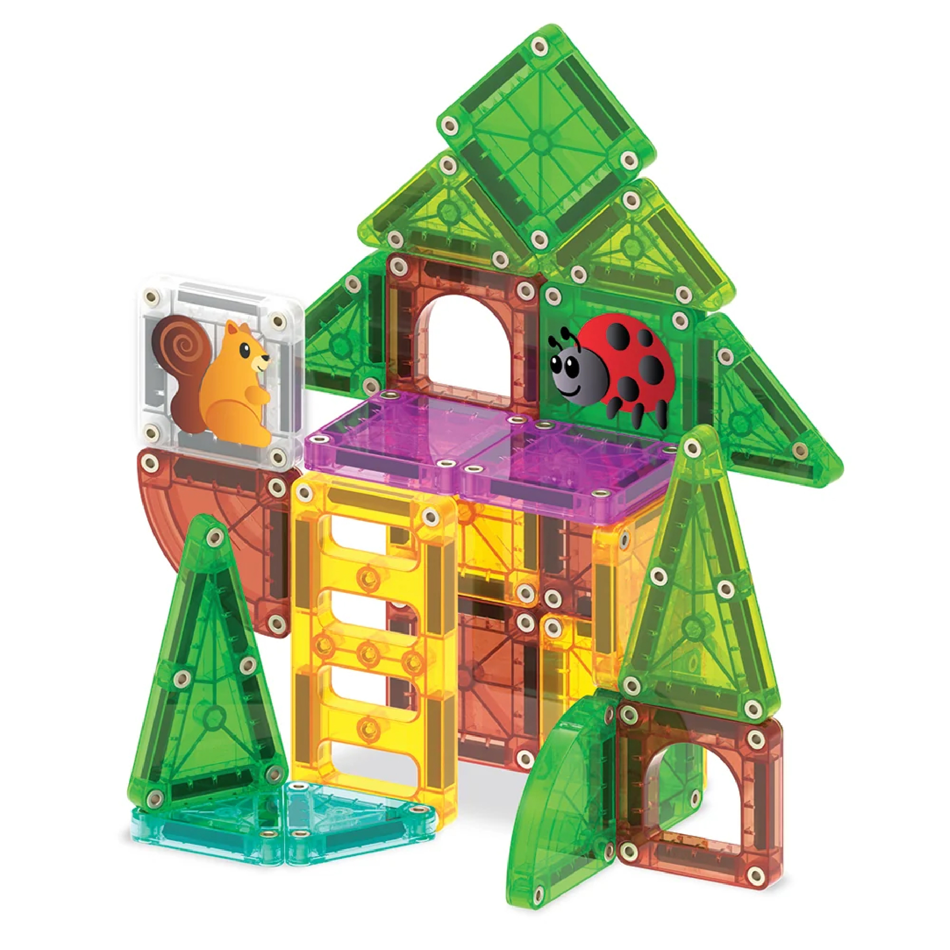 MAGNA-TILES microMAGS Tree House 24 Piece Travel Set