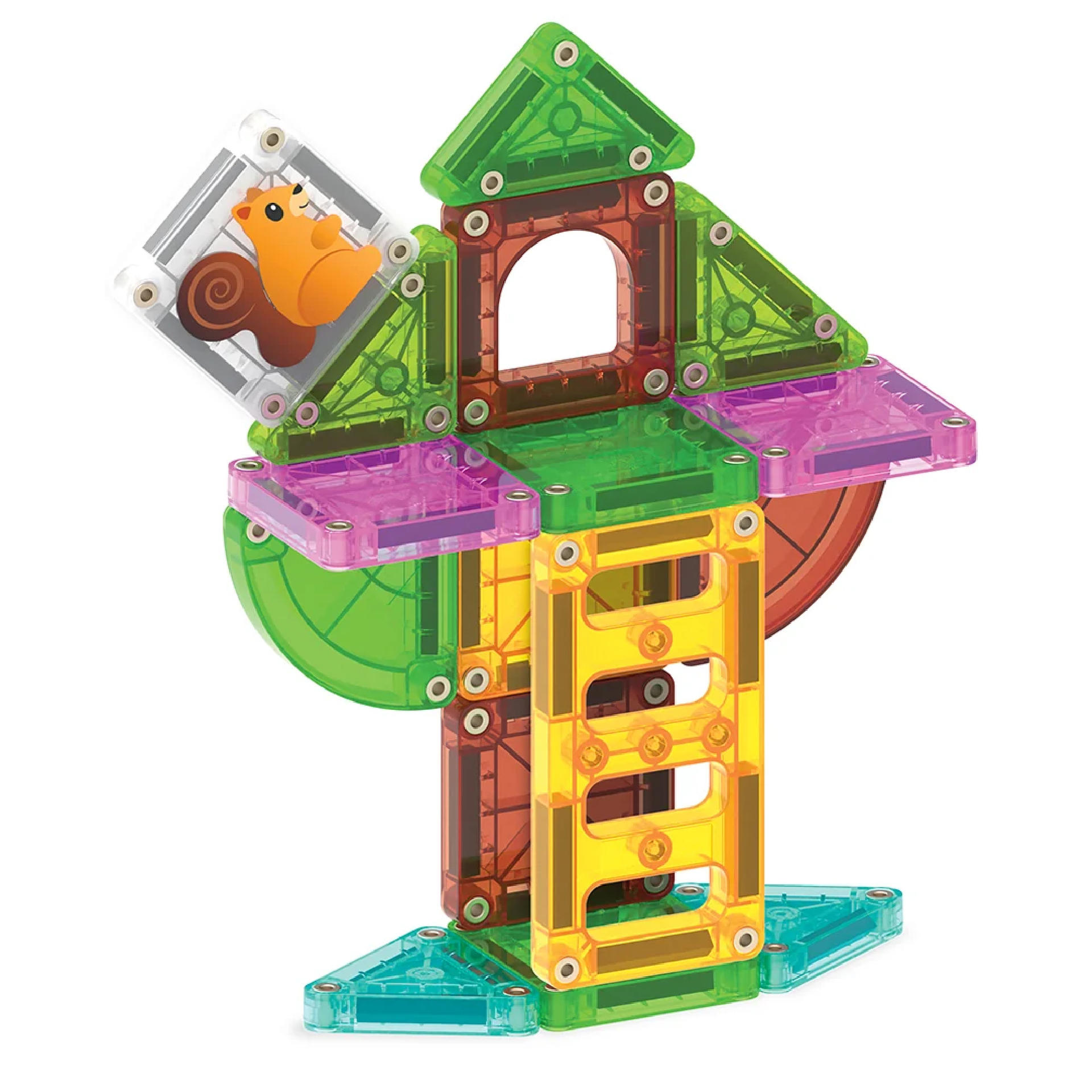 MAGNA-TILES microMAGS Tree House 24 Piece Travel Set
