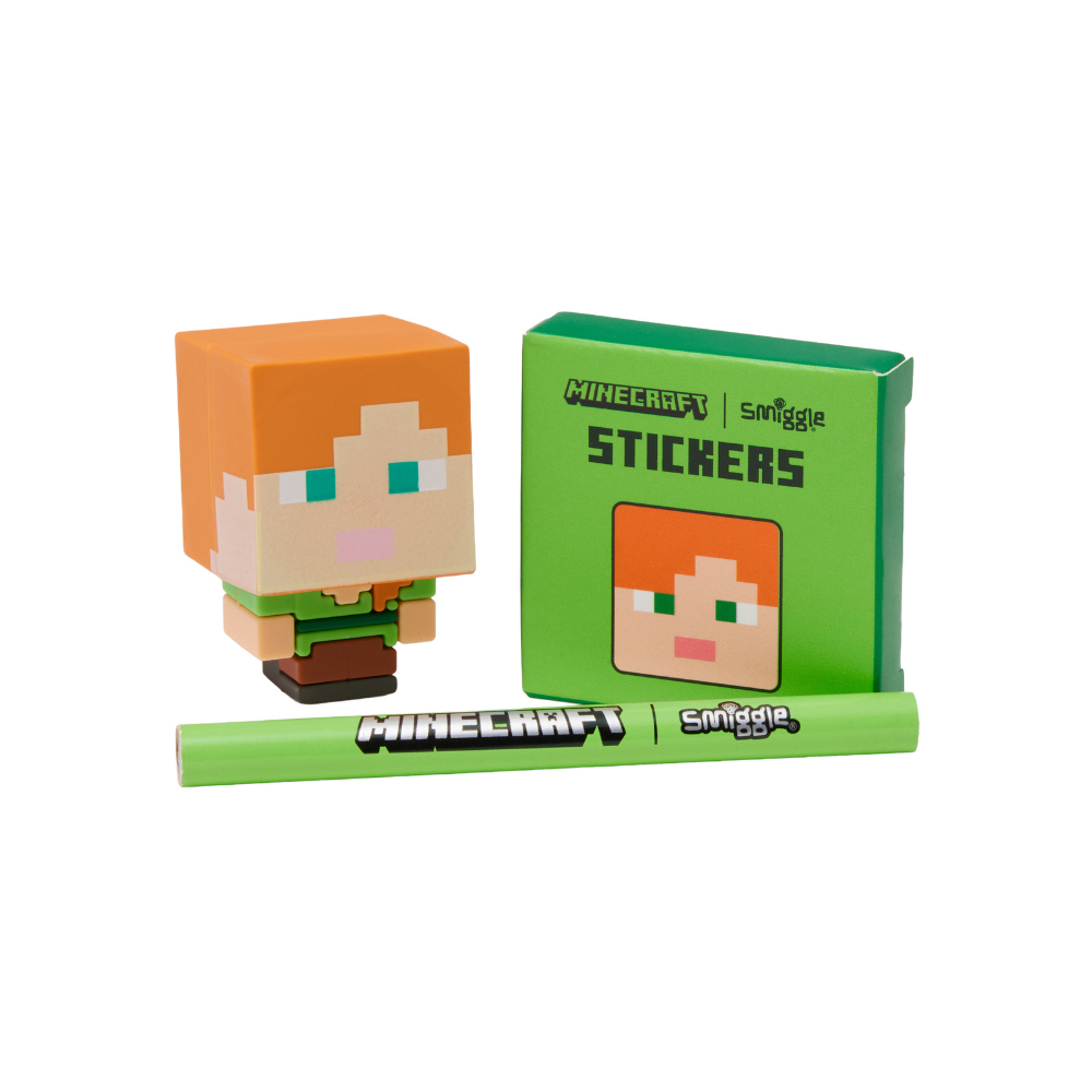 Minecraft Eraser Budz Stationery Blind Bag