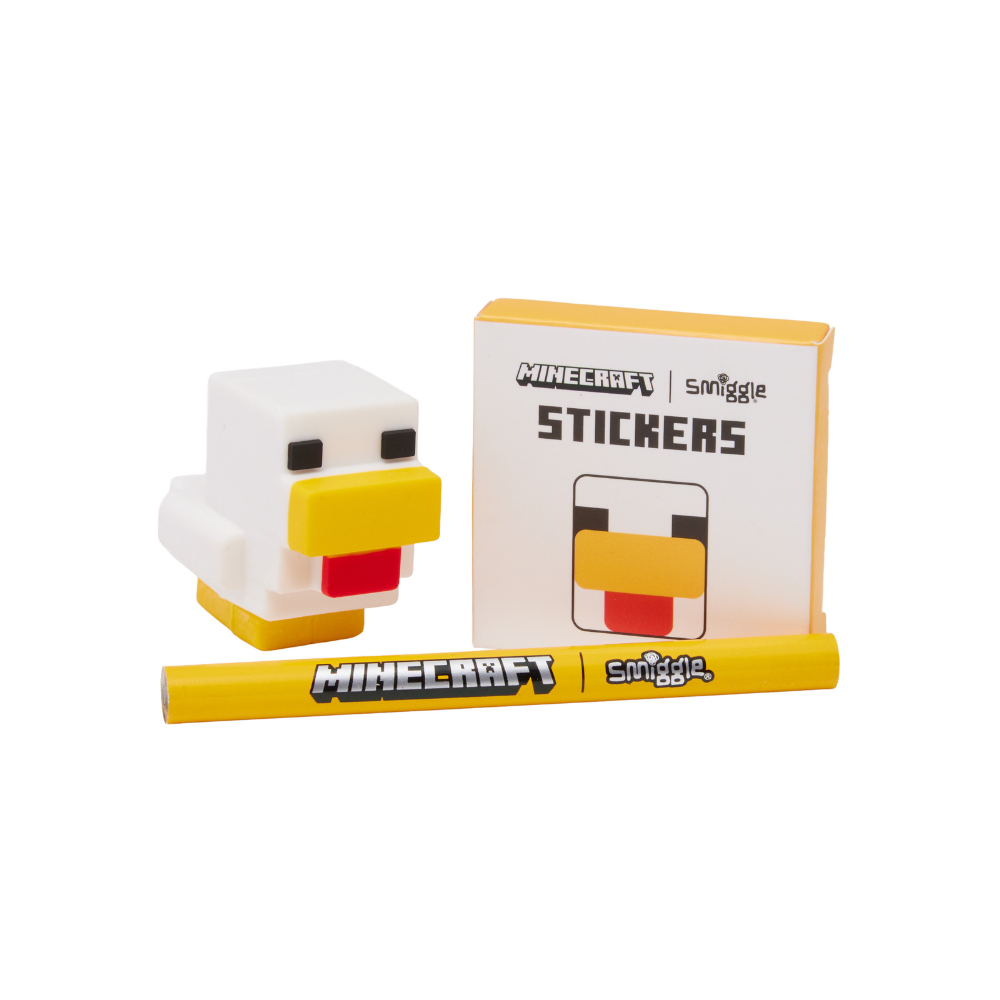Minecraft Eraser Budz Stationery Blind Bag