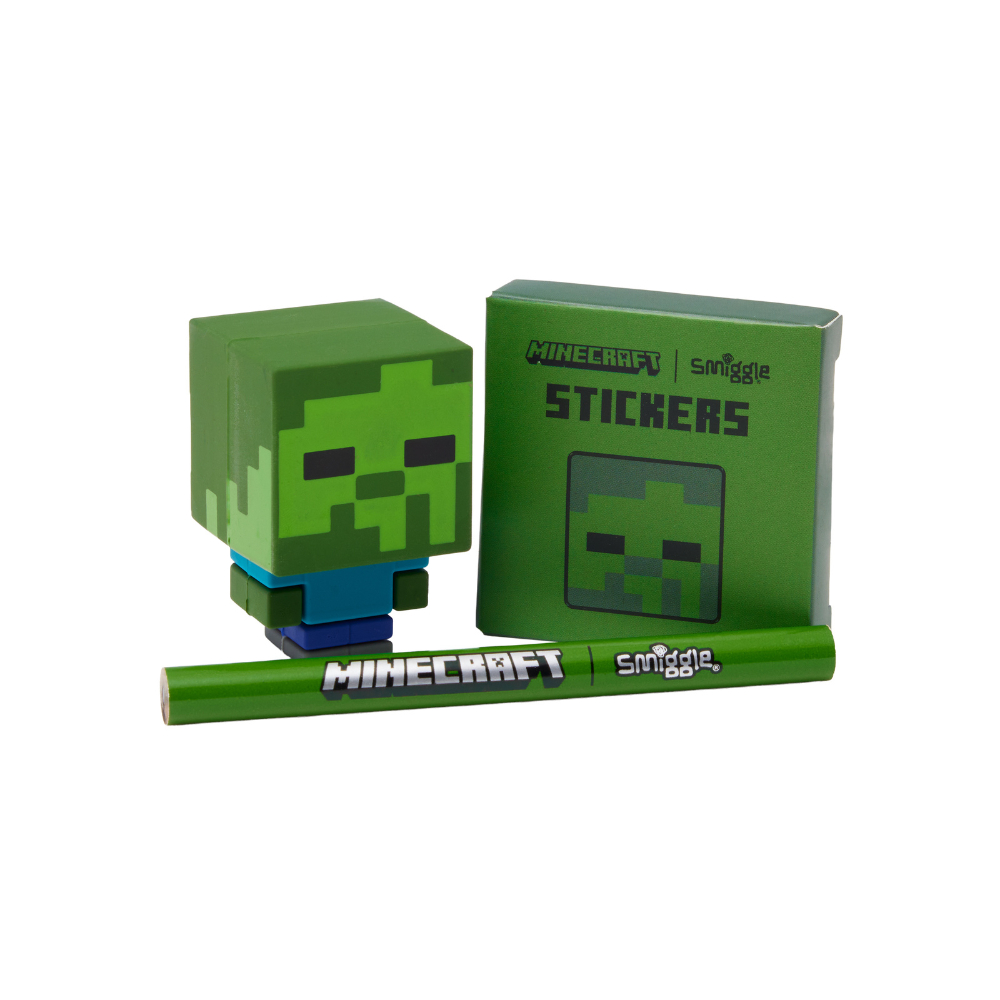 Minecraft Eraser Budz Stationery Blind Bag
