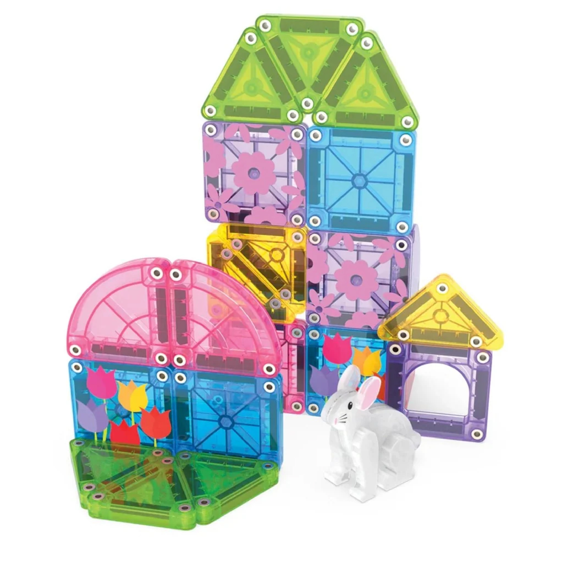 MAGT-264024SG@MAGNA-TILES Travel Set - Spring Garden
